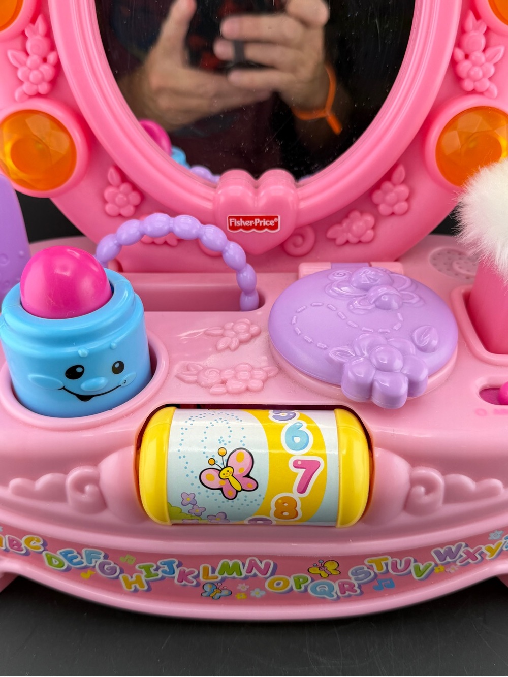 Fisher-Price Laugh & Learn Magical Musical Mirror 30+ Songs & Phrases Complete - Picture 2 of 9